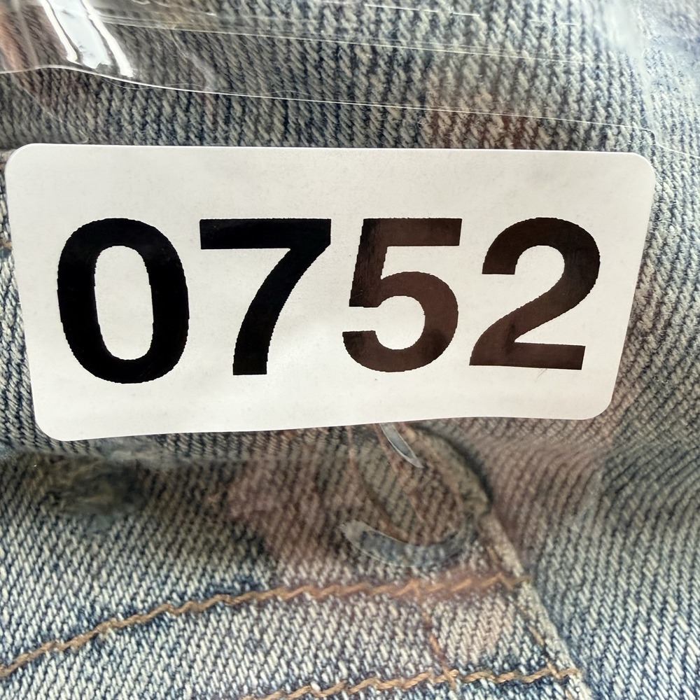 LUCKY BRAND The Cut Off Mid Rise Denim Shorts US 6/28 Distressed Blue Cowgirl - Picture 13 of 13